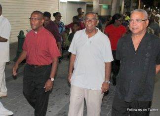 Prime Minister Gumbs attends 16th Annual Walk for God’s Mercy and Protection