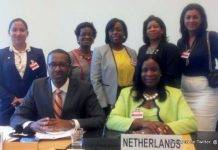 Minister of Education and Youth Affairs Bourne-Gumbs reports on Child Rights in Geneva