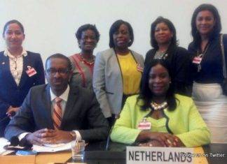 Minister of Education and Youth Affairs Bourne-Gumbs reports on Child Rights in Geneva