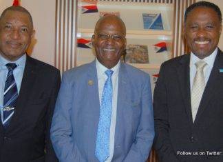 Minister of Justice Richardson Welcomes Colleague Ministers from Curacao and Aruba