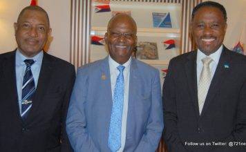 Minister of Justice Richardson Welcomes Colleague Ministers from Curacao and Aruba
