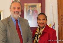 Minister Plenipotentiary Fleming-Artsen receives courtesy visit from Kingdom Ambassador to Washington