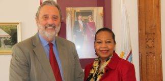 Minister Plenipotentiary Fleming-Artsen receives courtesy visit from Kingdom Ambassador to Washington