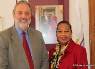 Minister Plenipotentiary Fleming-Artsen receives courtesy visit from Kingdom Ambassador to Washington