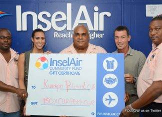 Inselair ta kontribuí den biahe pa Sürnam