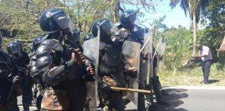 Protest action in Salisbury