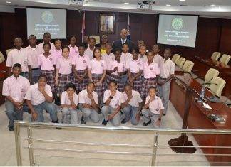 Seventh Day Adventist School Grade Six Students Visit Parliament