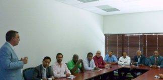 CEO UTS Eastern Caribbean Carty Introduces 4G LTE Plans to Minister of Telecommunications Connor and BTP-SXM