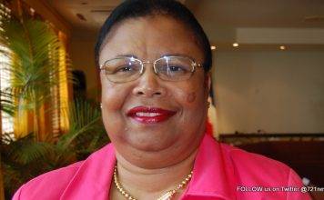 Rosette Gumbs-Lake, vice-présidente de la Collectivité de Saint-Martin, participé aux 4e Floralies Internationales