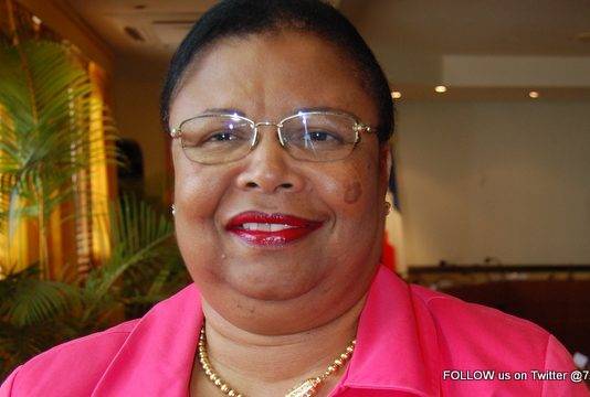 Rosette Gumbs-Lake, vice-présidente de la Collectivité de Saint-Martin, participé aux 4e Floralies Internationales