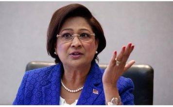 Trinidad PM Denies Drugs Found at her Home