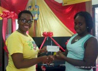 Robbie's Lottery donates to Dutch Caribbean Women's Soccer Cup