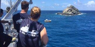 Nature Foundation Receives Assistance from Royal Dutch Navy, Windward Roads in Placing Mooring Anchors in Marine Park