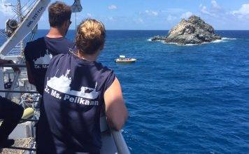 Nature Foundation Receives Assistance from Royal Dutch Navy, Windward Roads in Placing Mooring Anchors in Marine Park