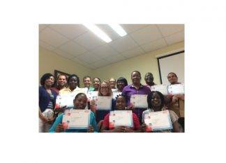Fourteen Persons become Certified Job Trainers