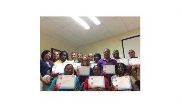 Fourteen Persons become Certified Job Trainers