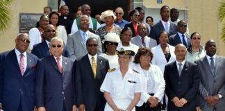 Prime Minister Gumbs attends Bastille Day Celebrations