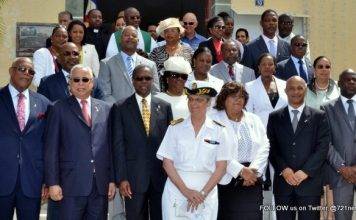 Prime Minister Gumbs attends Bastille Day Celebrations
