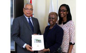 Prime Minister Gumbs receives 2014 Ombudsman Annual Report