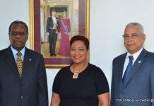 Prime Minister Gumbs attends oath-taking ceremony of Sint Maarten first born Cardiologist Emiko Bird-Lake