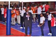 Minister Connor opens regional volleyball tournament