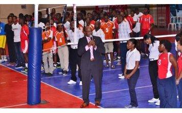 Minister Connor opens regional volleyball tournament