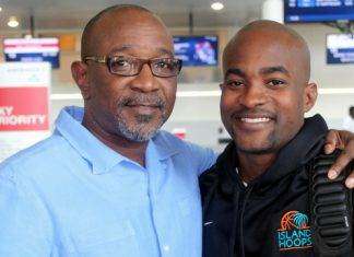 Minister Connor wishes Island Hoops and Basketball Trainees much success