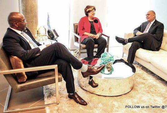 Minister of Transport Connor discusses Aviation and Maritime Matters with Curacao and Aruba Colleagues