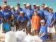 Volunteers during the RBC beach clean up on Simpson Bay Beach Bay