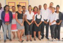 Le conseil exécutif présidé par Aline Hanson a reçu, jeudi 16 juillet 2015, une délégation de six membres du conseil territorial des Jeunes de Saint-Martin, menée par la jeune présidente Grace Bauger.