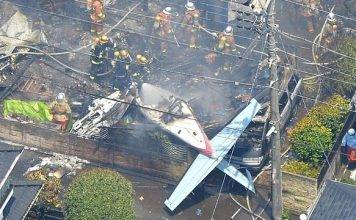 Three dead after light plane crashes into Tokyo suburb