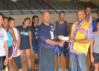 Lions Club donates to the Regional Volleyball Tournament