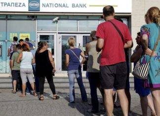Anti-austerity protests in Greece as bank shutdown bites