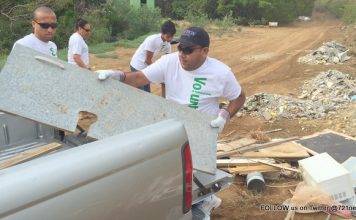 Nagico Volunteers Assist with Clean-up of Mangroves, Illegally Dumped Material at Belair Pond