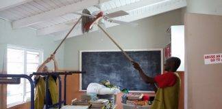 Tzu Chi volunteers spruce up ACE school for new academic year