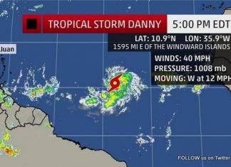 WEATHER REPORT by EYE4WEATHER: Tropical Storm Danny forms…