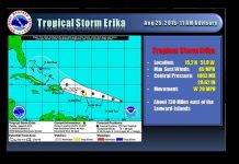 NATIONAL HURRICANE CENTER 11:00AM UPDATE: Tropical Storm ERIKA Public Advisory