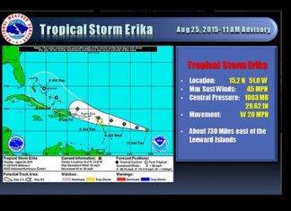 NATIONAL HURRICANE CENTER 11:00AM UPDATE: Tropical Storm ERIKA Public Advisory