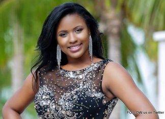 Minister of Tourism Connor sponsors Miss Sint Maarten Winklaar and wishes her success at Monday night Pageant