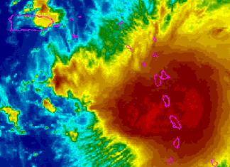 WPTV News: Tropical Storm Erika 11 a.m. Thursday Update: Cone shifts back west toward Florida