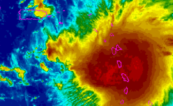 WPTV News: Tropical Storm Erika 11 a.m. Thursday Update: Cone shifts back west toward Florida