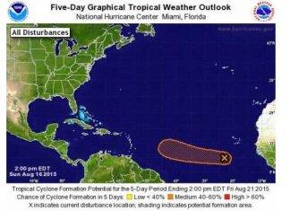 National Hurricane Center is monitoring a Tropical Wave in the Atlantic Ocean
