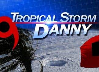 Eye4weather 8:00pm UPDATE: Danny now a Tropical Storm…
