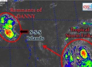 UPDATE Eye4weather: St. Maarten now under Tropical Storm Watch…
