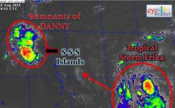UPDATE Eye4weather: St. Maarten now under Tropical Storm Watch…