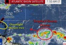 EYE4WEATHER Update: Local Weather Partly Cloudy & Breezy yet HOT >> Tropical Storm Danny strengthens…