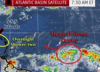 EYE4WEATHER Update: Local Weather Partly Cloudy & Breezy yet HOT >> Tropical Storm Danny strengthens…