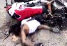 Fatal accident at Les Pointe (near Mahaut)