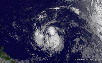 A Tropical Storm Watch has been issued for Montserrat, Antigua, Barbuda, St. Kitts, Nevis, Anguilla, Saba and St. Eustatius.