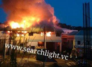 St Vincent: FIRE IN KINGSTOWN; FLAMES HAVE ENGULFED THE OLD AUDIT BUILDING, THE OLD TELECOMS OFFICE AND THE OLD PRINTERY…